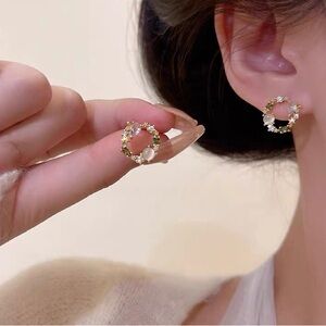 Circle Silver earrings